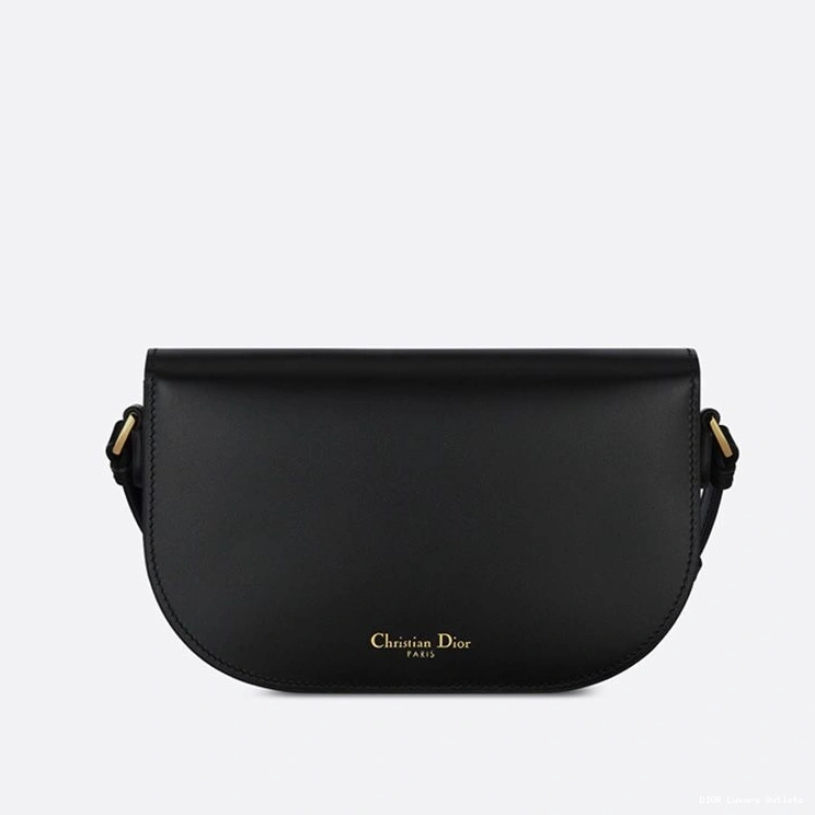 Cheap Dior Calfskin Signature Messenger Box CD Mini Black 0728 Luxury